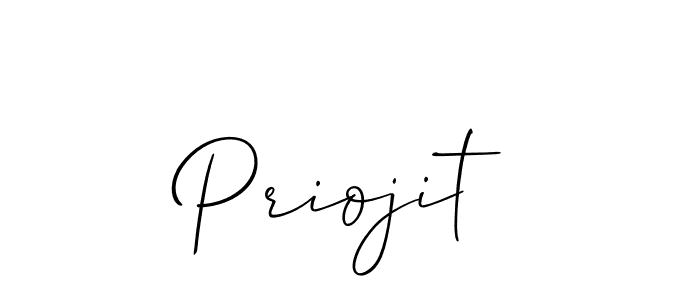 Once you've used our free online signature maker to create your best signature Allison_Script style, it's time to enjoy all of the benefits that Priojit name signing documents. Priojit signature style 2 images and pictures png