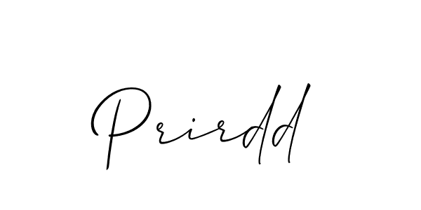 Also we have Prirdd name is the best signature style. Create professional handwritten signature collection using Allison_Script autograph style. Prirdd signature style 2 images and pictures png