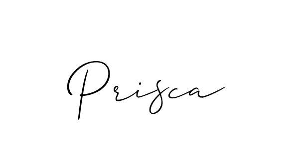 Also we have Prisca name is the best signature style. Create professional handwritten signature collection using Allison_Script autograph style. Prisca signature style 2 images and pictures png