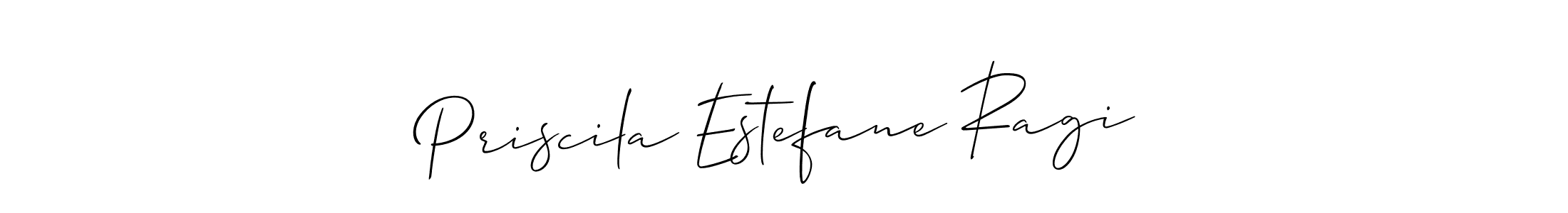 It looks lik you need a new signature style for name Priscila Estefane Ragi. Design unique handwritten (Allison_Script) signature with our free signature maker in just a few clicks. Priscila Estefane Ragi signature style 2 images and pictures png