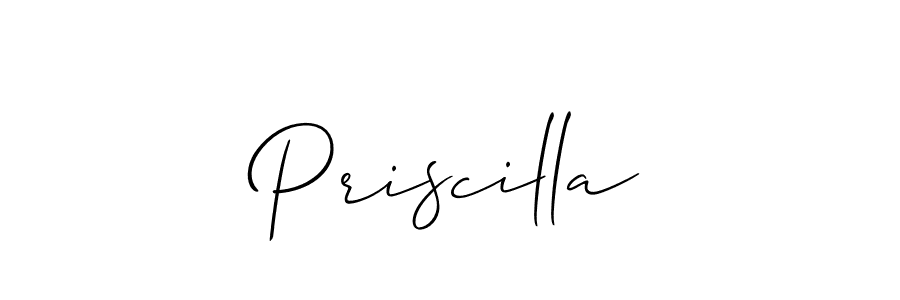 Priscilla stylish signature style. Best Handwritten Sign (Allison_Script) for my name. Handwritten Signature Collection Ideas for my name Priscilla. Priscilla signature style 2 images and pictures png
