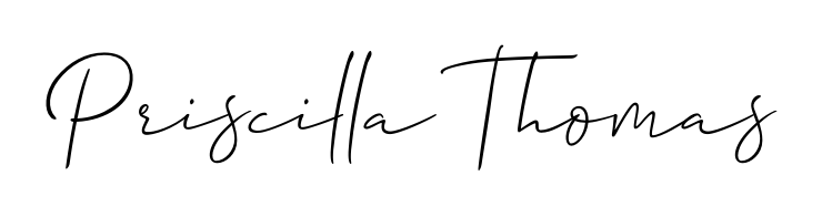 Transform the name Priscilla Thomas into a signature masterpiece using Allison_Script font. Ideal for photographers, artists, and creators looking for watermarks. Priscilla Thomas signature style 2 images and pictures png
