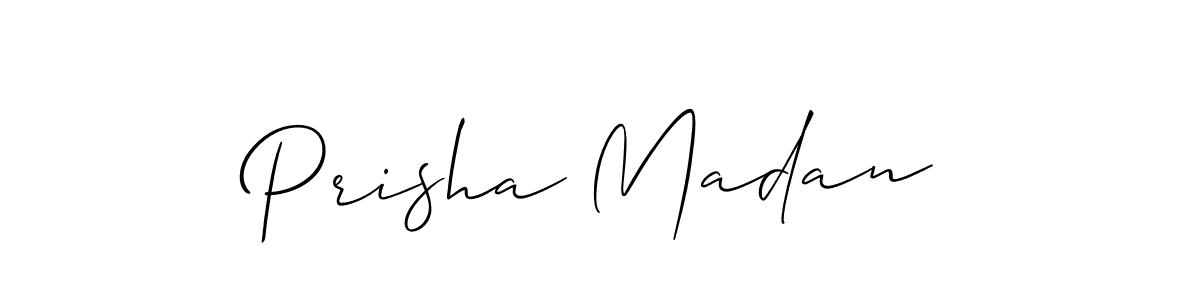 Make a beautiful signature design for name Prisha Madan. Use this online signature maker to create a handwritten signature for free. Prisha Madan signature style 2 images and pictures png