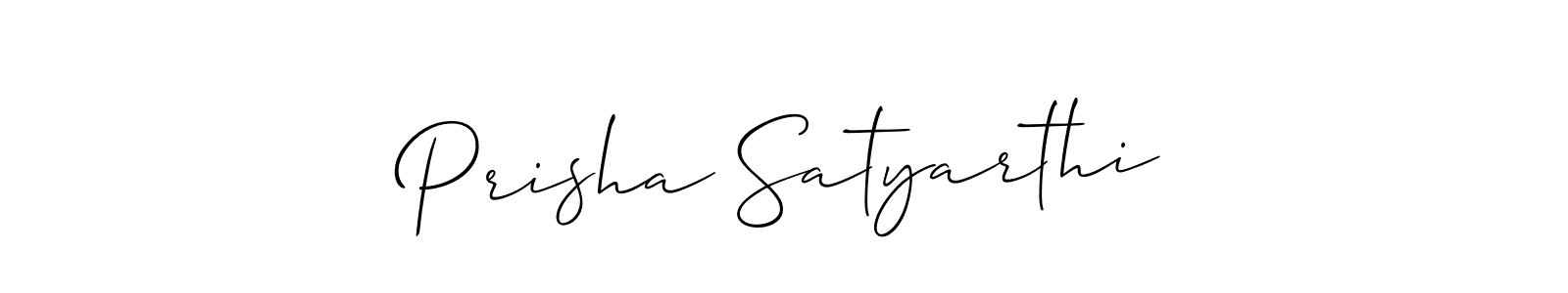 You can use this online signature creator to create a handwritten signature for the name Prisha Satyarthi. This is the best online autograph maker. Prisha Satyarthi signature style 2 images and pictures png
