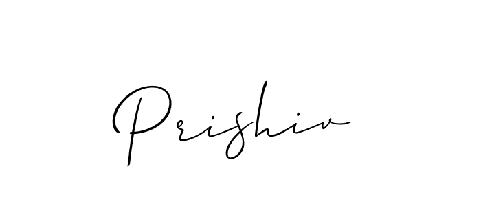 Make a short Prishiv signature style. Manage your documents anywhere anytime using Allison_Script. Create and add eSignatures, submit forms, share and send files easily. Prishiv signature style 2 images and pictures png