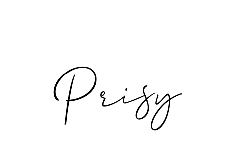 Also we have Prisy name is the best signature style. Create professional handwritten signature collection using Allison_Script autograph style. Prisy signature style 2 images and pictures png