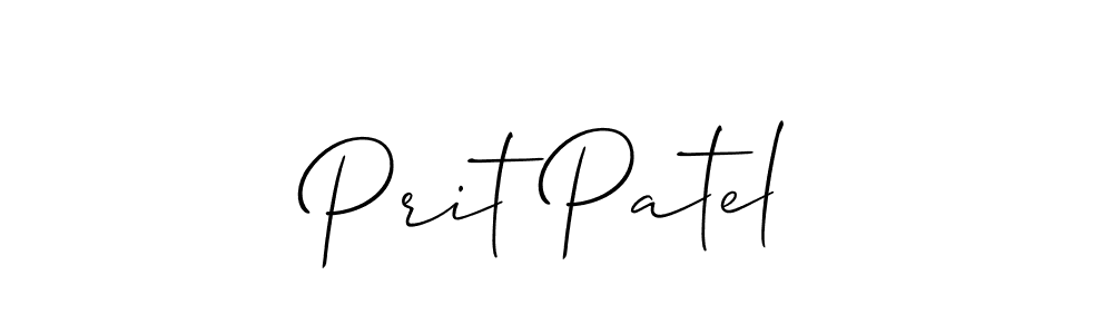 Make a beautiful signature design for name Prit Patel. Use this online signature maker to create a handwritten signature for free. Prit Patel signature style 2 images and pictures png