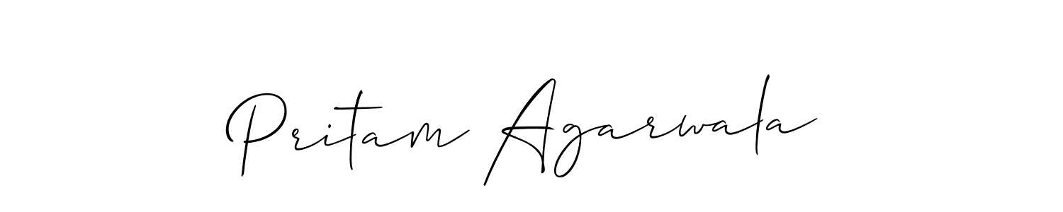 Best and Professional Signature Style for Pritam Agarwala. Allison_Script Best Signature Style Collection. Pritam Agarwala signature style 2 images and pictures png