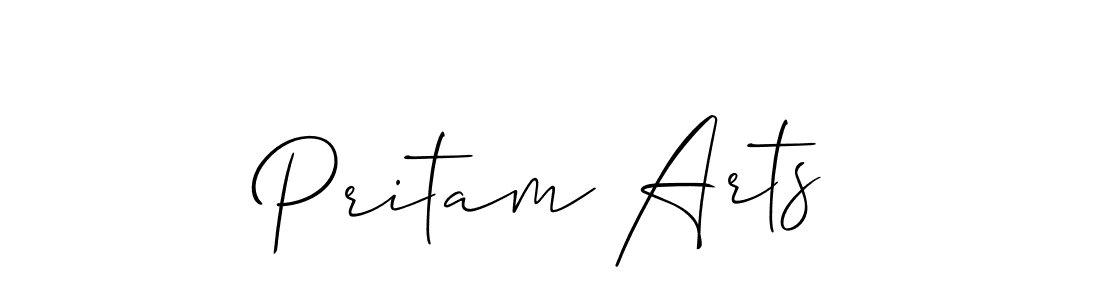 This is the best signature style for the Pritam Arts name. Also you like these signature font (Allison_Script). Mix name signature. Pritam Arts signature style 2 images and pictures png