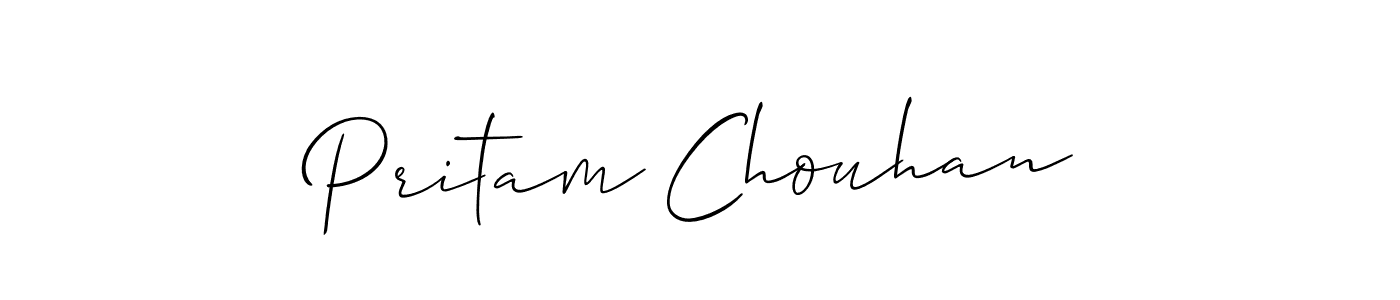 Make a beautiful signature design for name Pritam Chouhan. Use this online signature maker to create a handwritten signature for free. Pritam Chouhan signature style 2 images and pictures png