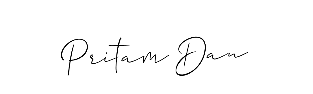 if you are searching for the best signature style for your name Pritam Dan. so please give up your signature search. here we have designed multiple signature styles  using Allison_Script. Pritam Dan signature style 2 images and pictures png