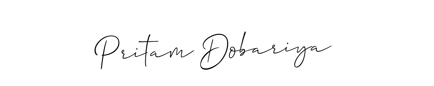 Here are the top 10 professional signature styles for the name Pritam Dobariya. These are the best autograph styles you can use for your name. Pritam Dobariya signature style 2 images and pictures png
