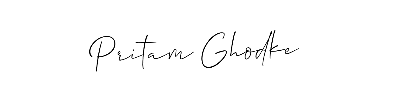 Best and Professional Signature Style for Pritam Ghodke. Allison_Script Best Signature Style Collection. Pritam Ghodke signature style 2 images and pictures png