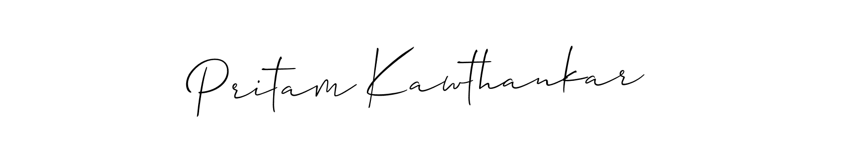 See photos of Pritam Kawthankar official signature by Spectra . Check more albums & portfolios. Read reviews & check more about Allison_Script font. Pritam Kawthankar signature style 2 images and pictures png