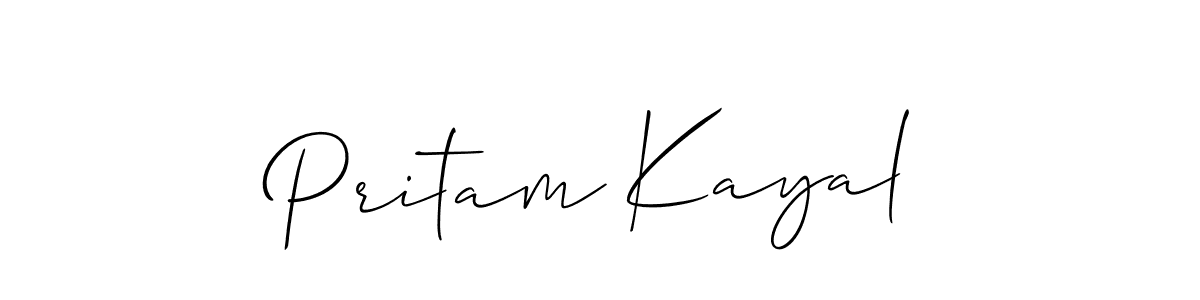 You can use this online signature creator to create a handwritten signature for the name Pritam Kayal. This is the best online autograph maker. Pritam Kayal signature style 2 images and pictures png