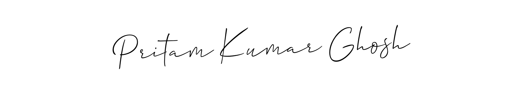 How to make Pritam Kumar Ghosh signature? Allison_Script is a professional autograph style. Create handwritten signature for Pritam Kumar Ghosh name. Pritam Kumar Ghosh signature style 2 images and pictures png