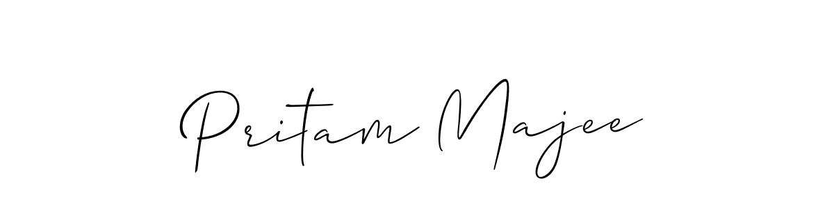 Check out images of Autograph of Pritam Majee name. Actor Pritam Majee Signature Style. Allison_Script is a professional sign style online. Pritam Majee signature style 2 images and pictures png