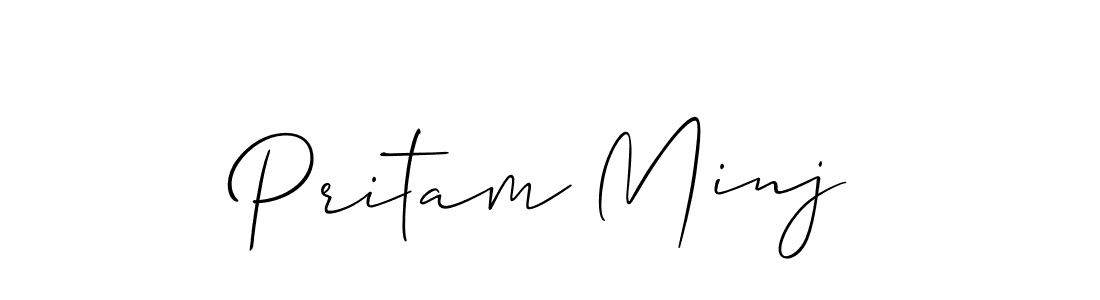 Once you've used our free online signature maker to create your best signature Allison_Script style, it's time to enjoy all of the benefits that Pritam Minj name signing documents. Pritam Minj signature style 2 images and pictures png