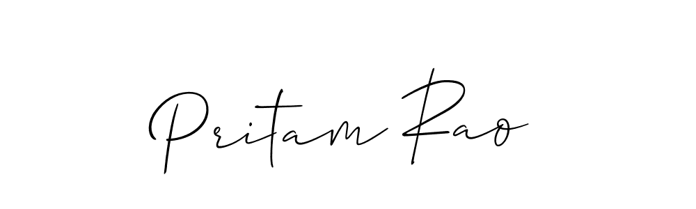 Make a beautiful signature design for name Pritam Rao. Use this online signature maker to create a handwritten signature for free. Pritam Rao signature style 2 images and pictures png