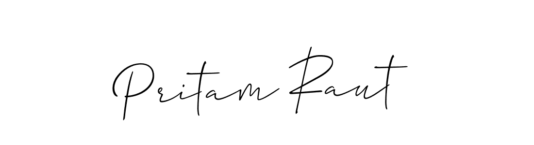Also You can easily find your signature by using the search form. We will create Pritam Raut name handwritten signature images for you free of cost using Allison_Script sign style. Pritam Raut signature style 2 images and pictures png