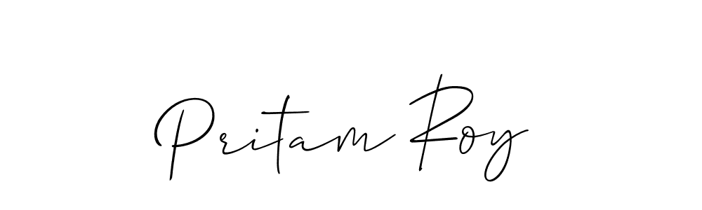 Design your own signature with our free online signature maker. With this signature software, you can create a handwritten (Allison_Script) signature for name Pritam Roy. Pritam Roy signature style 2 images and pictures png