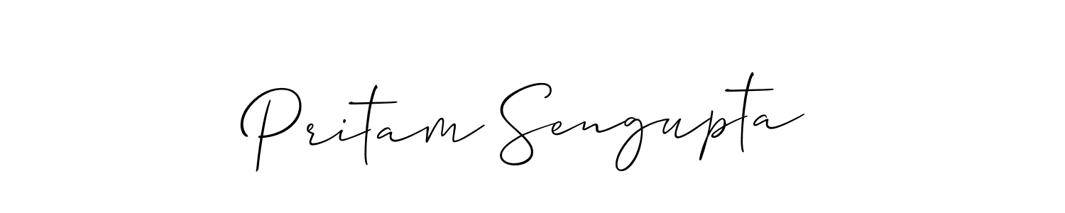 Best and Professional Signature Style for Pritam Sengupta. Allison_Script Best Signature Style Collection. Pritam Sengupta signature style 2 images and pictures png