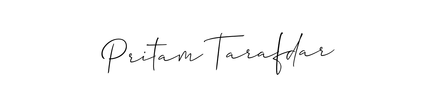 Similarly Allison_Script is the best handwritten signature design. Signature creator online .You can use it as an online autograph creator for name Pritam Tarafdar. Pritam Tarafdar signature style 2 images and pictures png