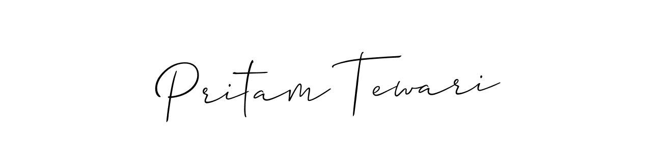 Make a beautiful signature design for name Pritam Tewari. Use this online signature maker to create a handwritten signature for free. Pritam Tewari signature style 2 images and pictures png