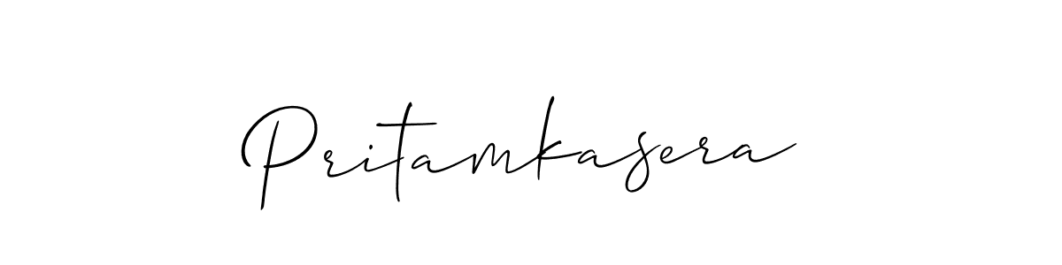 Similarly Allison_Script is the best handwritten signature design. Signature creator online .You can use it as an online autograph creator for name Pritamkasera. Pritamkasera signature style 2 images and pictures png