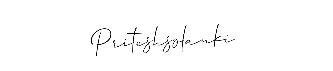 Best and Professional Signature Style for Priteshsolanki. Allison_Script Best Signature Style Collection. Priteshsolanki signature style 2 images and pictures png