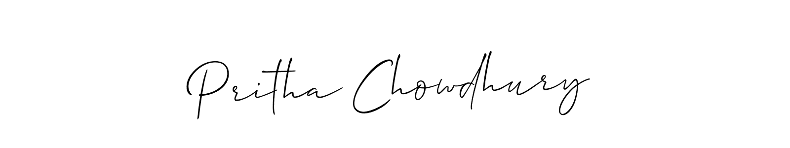 Check out images of Autograph of Pritha Chowdhury name. Actor Pritha Chowdhury Signature Style. Allison_Script is a professional sign style online. Pritha Chowdhury signature style 2 images and pictures png