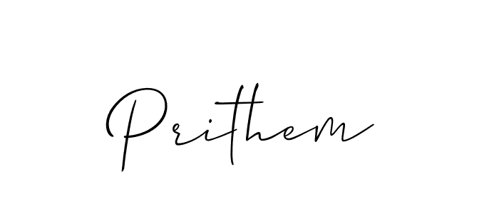 It looks lik you need a new signature style for name Prithem. Design unique handwritten (Allison_Script) signature with our free signature maker in just a few clicks. Prithem signature style 2 images and pictures png