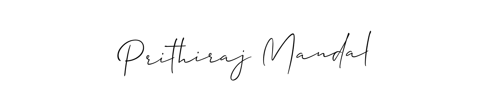if you are searching for the best signature style for your name Prithiraj Mandal. so please give up your signature search. here we have designed multiple signature styles  using Allison_Script. Prithiraj Mandal signature style 2 images and pictures png