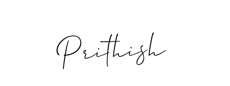 How to make Prithish signature? Allison_Script is a professional autograph style. Create handwritten signature for Prithish name. Prithish signature style 2 images and pictures png