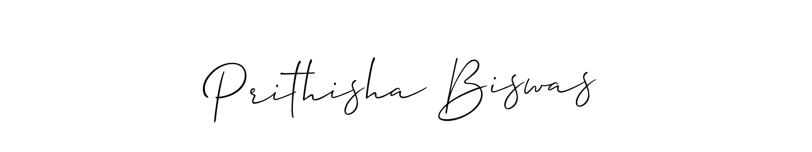 Prithisha Biswas stylish signature style. Best Handwritten Sign (Allison_Script) for my name. Handwritten Signature Collection Ideas for my name Prithisha Biswas. Prithisha Biswas signature style 2 images and pictures png