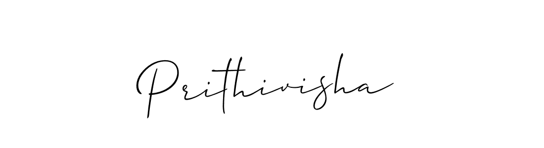 Make a beautiful signature design for name Prithivisha. With this signature (Allison_Script) style, you can create a handwritten signature for free. Prithivisha signature style 2 images and pictures png