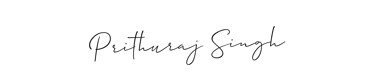 Also You can easily find your signature by using the search form. We will create Prithuraj Singh name handwritten signature images for you free of cost using Allison_Script sign style. Prithuraj Singh signature style 2 images and pictures png