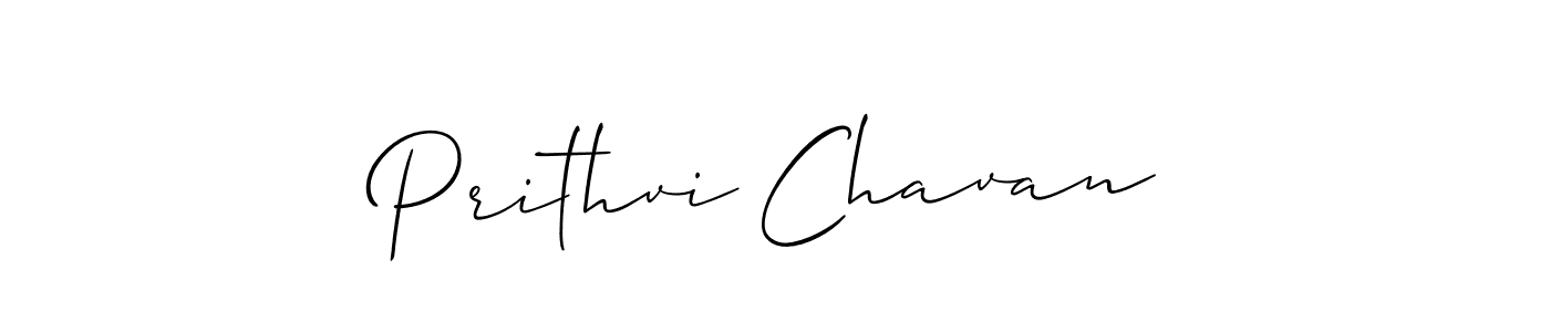 Create a beautiful signature design for name Prithvi Chavan. With this signature (Allison_Script) fonts, you can make a handwritten signature for free. Prithvi Chavan signature style 2 images and pictures png