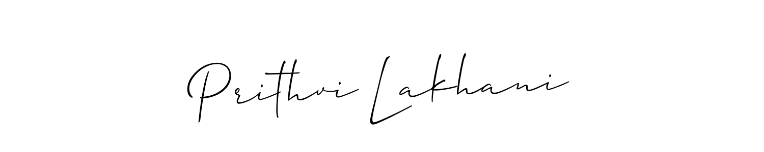 This is the best signature style for the Prithvi Lakhani name. Also you like these signature font (Allison_Script). Mix name signature. Prithvi Lakhani signature style 2 images and pictures png