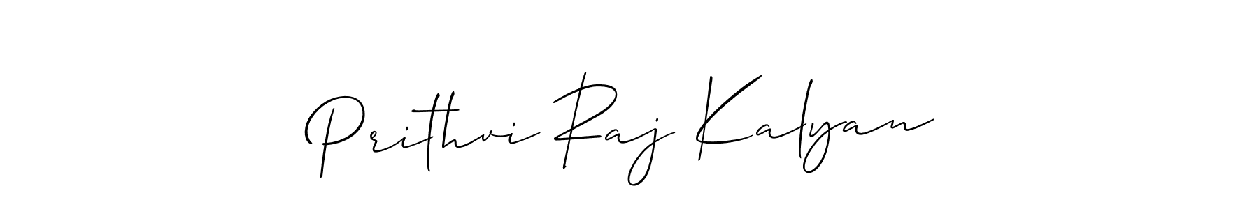 if you are searching for the best signature style for your name Prithvi Raj Kalyan. so please give up your signature search. here we have designed multiple signature styles  using Allison_Script. Prithvi Raj Kalyan signature style 2 images and pictures png