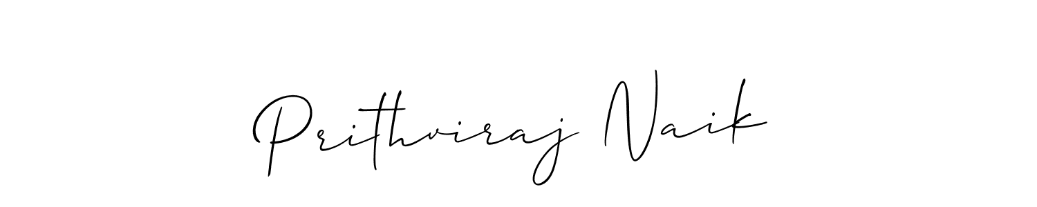 Create a beautiful signature design for name Prithviraj Naik. With this signature (Allison_Script) fonts, you can make a handwritten signature for free. Prithviraj Naik signature style 2 images and pictures png