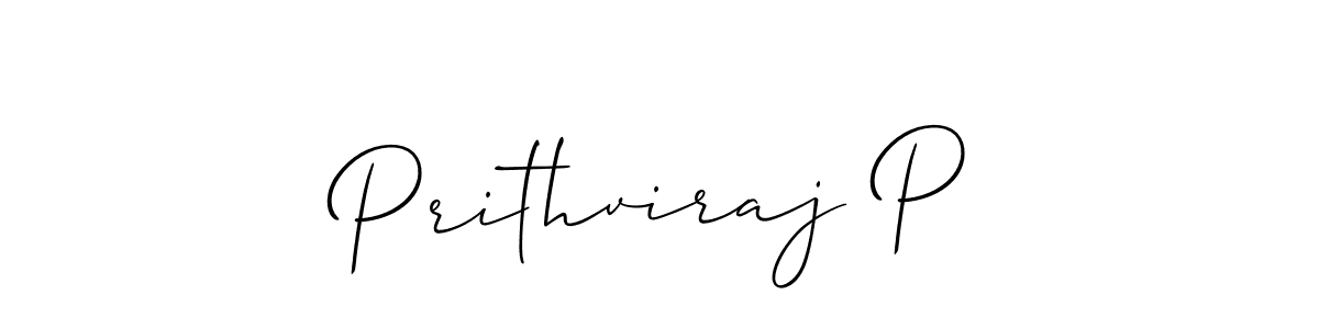 Best and Professional Signature Style for Prithviraj P. Allison_Script Best Signature Style Collection. Prithviraj P signature style 2 images and pictures png