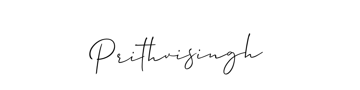 Make a beautiful signature design for name Prithvisingh. With this signature (Allison_Script) style, you can create a handwritten signature for free. Prithvisingh signature style 2 images and pictures png