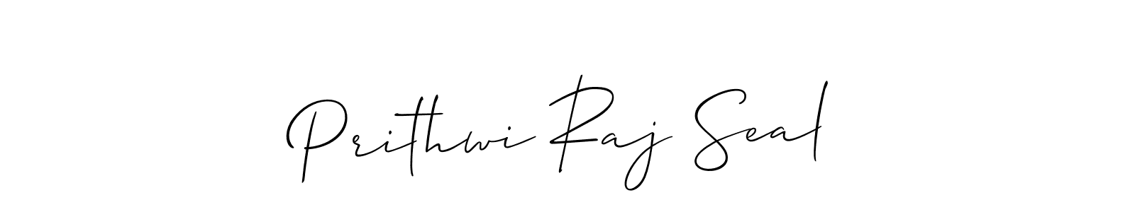 Use a signature maker to create a handwritten signature online. With this signature software, you can design (Allison_Script) your own signature for name Prithwi Raj Seal. Prithwi Raj Seal signature style 2 images and pictures png