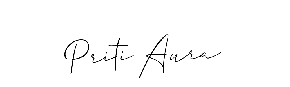 Check out images of Autograph of Priti Aura name. Actor Priti Aura Signature Style. Allison_Script is a professional sign style online. Priti Aura signature style 2 images and pictures png