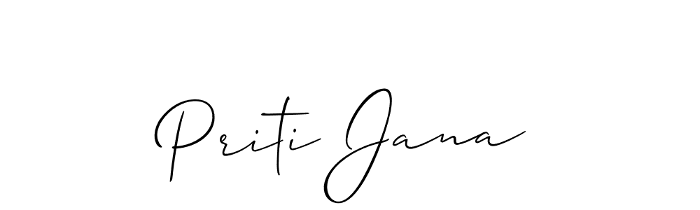 Once you've used our free online signature maker to create your best signature Allison_Script style, it's time to enjoy all of the benefits that Priti Jana name signing documents. Priti Jana signature style 2 images and pictures png