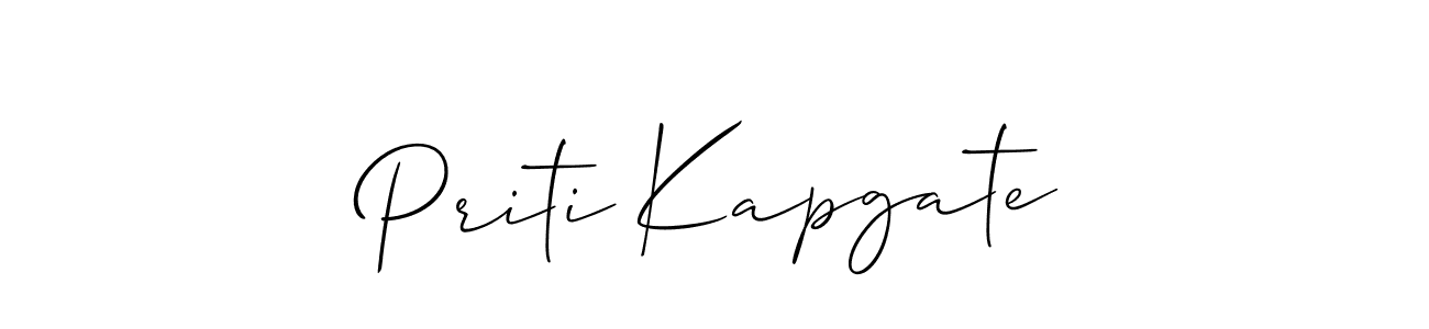Here are the top 10 professional signature styles for the name Priti Kapgate. These are the best autograph styles you can use for your name. Priti Kapgate signature style 2 images and pictures png