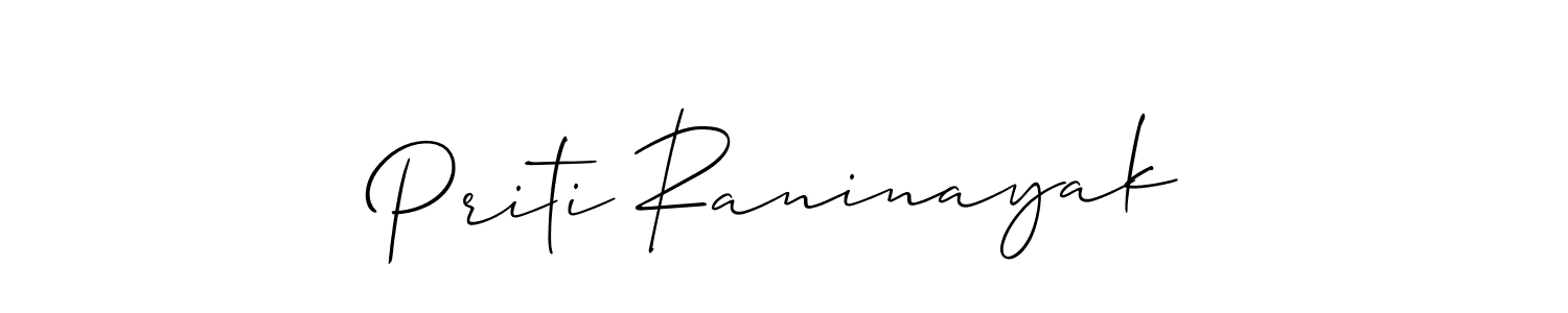 Best and Professional Signature Style for Priti Raninayak. Allison_Script Best Signature Style Collection. Priti Raninayak signature style 2 images and pictures png