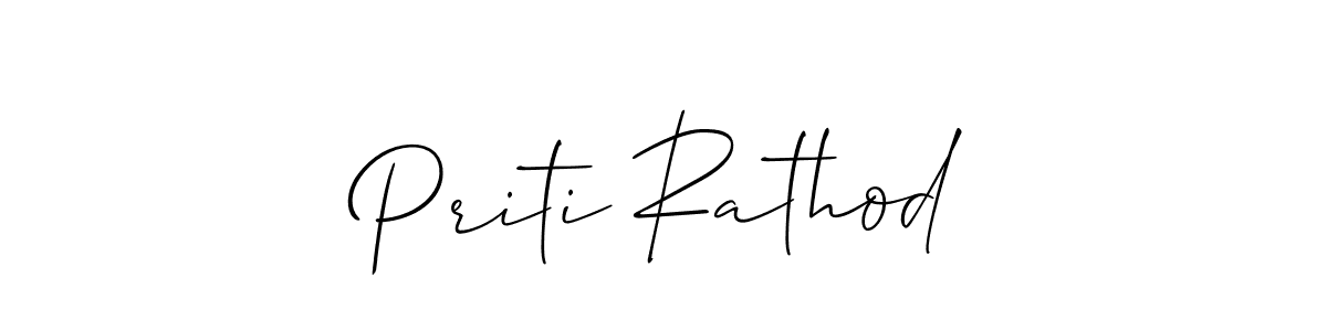 Make a beautiful signature design for name Priti Rathod. Use this online signature maker to create a handwritten signature for free. Priti Rathod signature style 2 images and pictures png