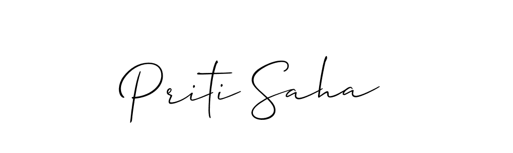 Make a beautiful signature design for name Priti Saha. Use this online signature maker to create a handwritten signature for free. Priti Saha signature style 2 images and pictures png